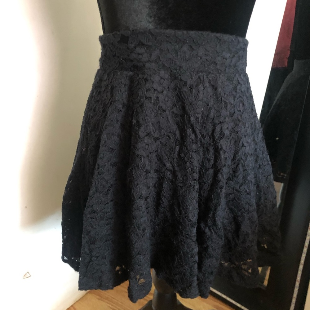 Lace skater skirt